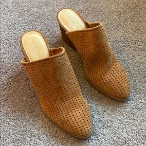 Slip on heels. 8.5. Never worn.